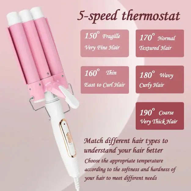 3-in-1 Electric Heating Curler Advibe Studio