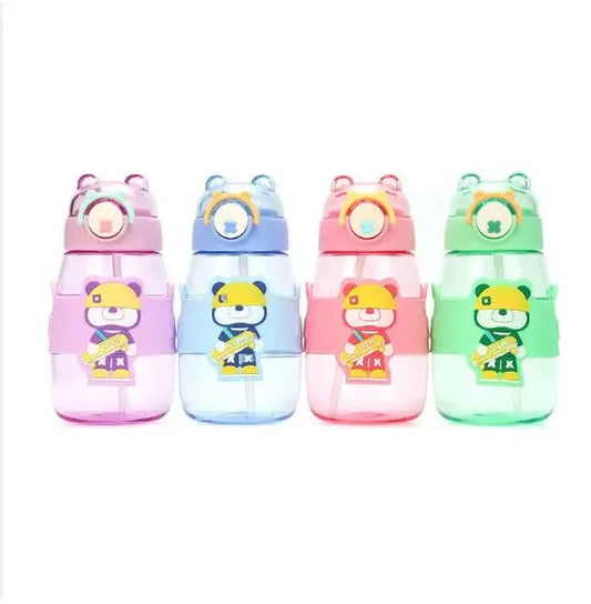 Bear Cartoon Water Bottle Advibe Studio