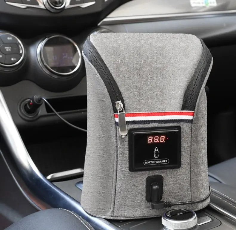 Car USB Baby Bottle Warmer Portable Travel Breast Milk Warmer Advibe Studio