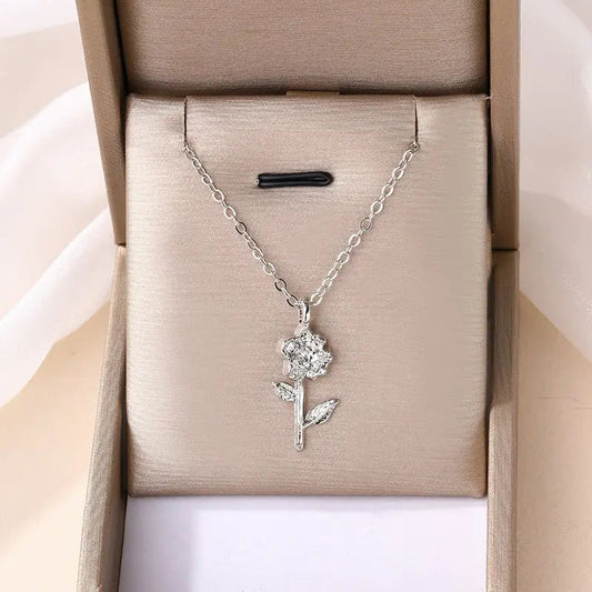 Fashion Alloy Flower Necklace For Minority Women Advibe Studio