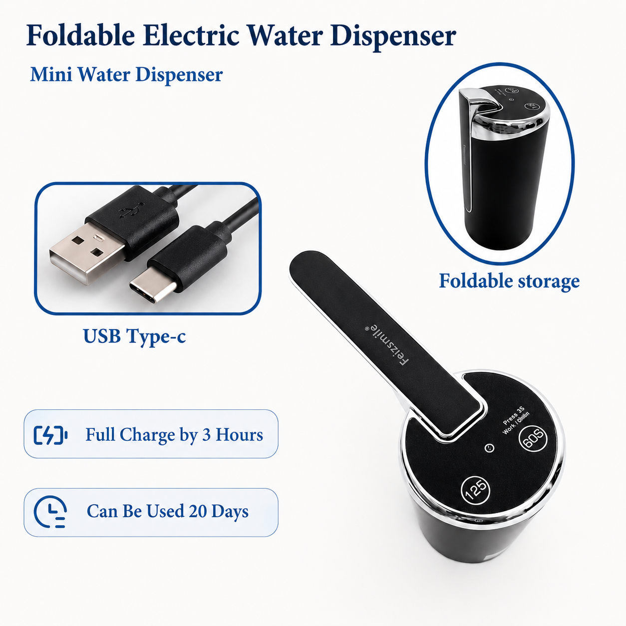 AquaFlow Pro Automatic Water Dispenser
