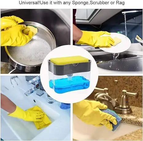 Soap Pump And Sponge Holder Advibe Studio