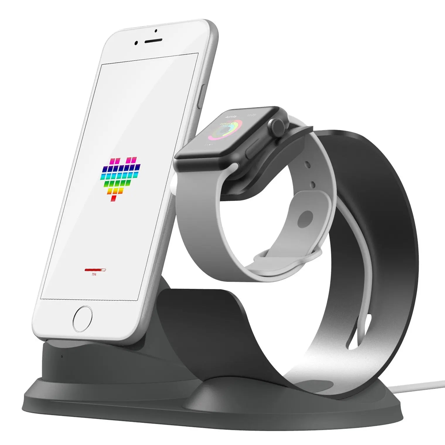 Two-in-one Aluminum Alloy Metal Charging Stand Advibe Studio
