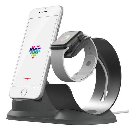 Two-in-one Aluminum Alloy Metal Charging Stand Advibe Studio